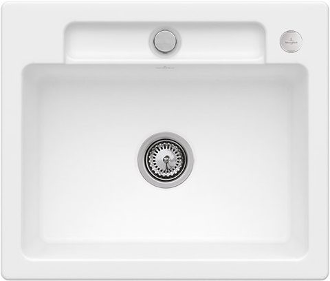 Villeroy & Boch Siluet 60 S – vestavný dřez, barva Stone White – pohled 4