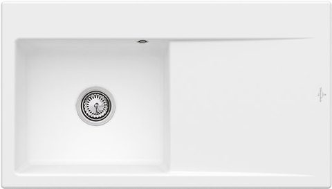 Villeroy & Boch Subway Style 50 – vestavný dřez, barva Stone White – pohled 2