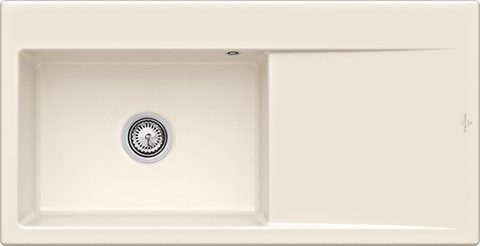 Villeroy & Boch Subway Style 60 – vestavný dřez, barva Crema – pohled 2