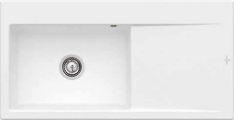 Villeroy & Boch Subway Style 60 – vestavný dřez, barva Stone White – pohled 2