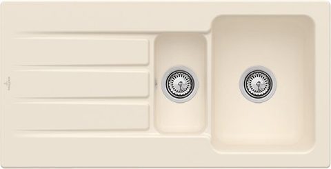 Villeroy & Boch Architectura 60 XR – vestavný dřez, barva Ivory – pohled 2