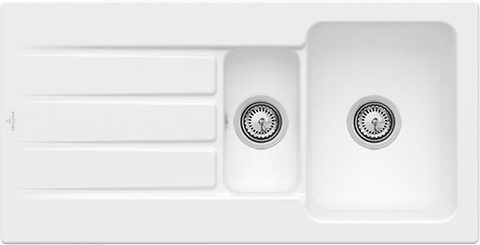 Villeroy & Boch Architectura 60 XR – vestavný dřez, barva Stone White – pohled 2