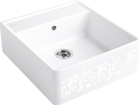 Villeroy & Boch Modulový jednodřez – jednodřez, barva White Pearl