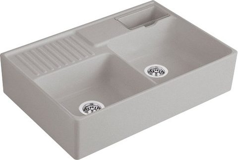 Villeroy & Boch Modulový dvoudřez – dvoudřez, barva Fossil – pohled 2