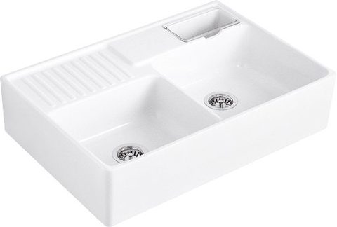 Villeroy & Boch Modulový dvoudřez – dvoudřez, barva Snow White – pohled 2