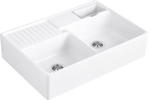 Villeroy & Boch Modulový dvoudřez – dvoudřez, barva White Alpin – pohled 2