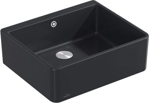 Villeroy & Boch Farmhouse 60 X – jednodřez, barva Pure Black – pohled 3