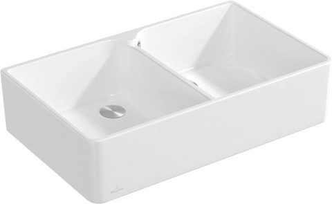 Villeroy & Boch Farmhouse 90 X – dvoudřez, barva Stone White – pohled 2