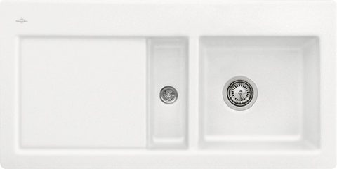 Villeroy & Boch Subway 60 – vestavný dřez, barva Stone White – pohled 6