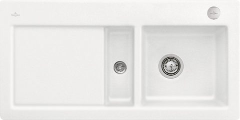 Villeroy & Boch Subway 60 – vestavný dřez, barva Stone White – pohled 8