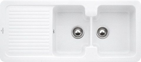 Villeroy & Boch Subway 45 Compact – vestavný dřez, barva Stone White – pohled 5