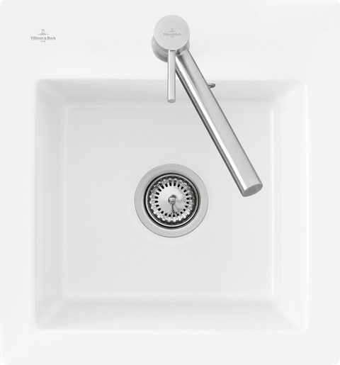 Villeroy & Boch Subway 45 XS – vestavný dřez, barva White Alpin – pohled 2