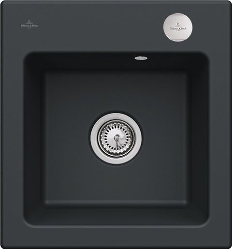 Villeroy & Boch Subway 45 XS – vestavný dřez, barva Pure Black – pohled 3