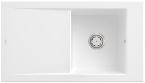 Villeroy & Boch Timeline 50 – vestavný dřez, barva Stone White – pohled 1