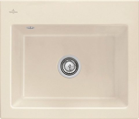 Villeroy & Boch Subway 60 S – vestavný dřez, barva Ivory – pohled 2