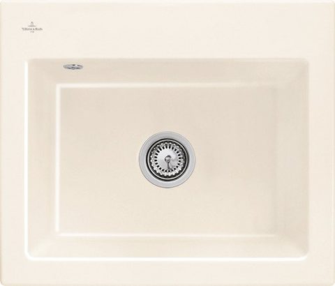 Villeroy & Boch Subway 60 S – vestavný dřez, barva Crema – pohled 2