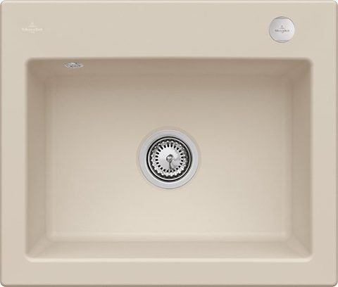 Villeroy & Boch Subway 60 S – vestavný dřez, barva Almond – pohled 3