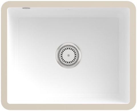 Villeroy & Boch Subway 60 SU – podstavný dřez, barva Stone White – pohled 1