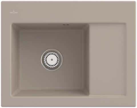 Villeroy & Boch Subway 45 Compact – vestavný dřez, barva Almond – pohled 1