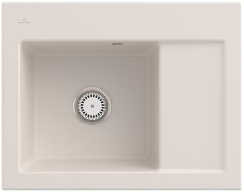 Villeroy & Boch Subway 45 Compact – vestavný dřez, barva Crema – pohled 1