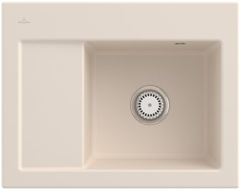 Villeroy & Boch Subway 45 Compact – vestavný dřez, barva Ivory – pohled 4