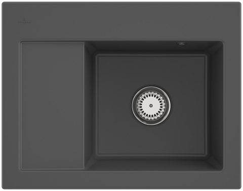 Villeroy & Boch Subway 45 Compact – vestavný dřez, barva Graphite – pohled 2