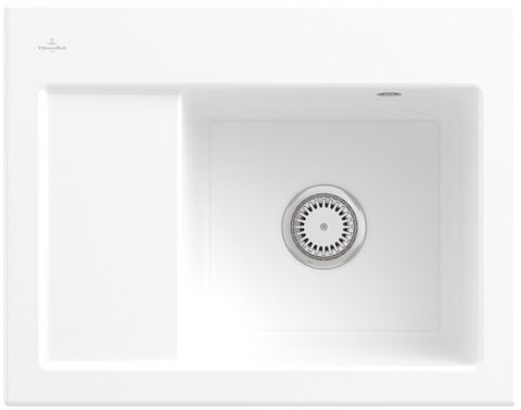 Villeroy & Boch Subway 45 Compact – vestavný dřez, barva Snow White – pohled 4