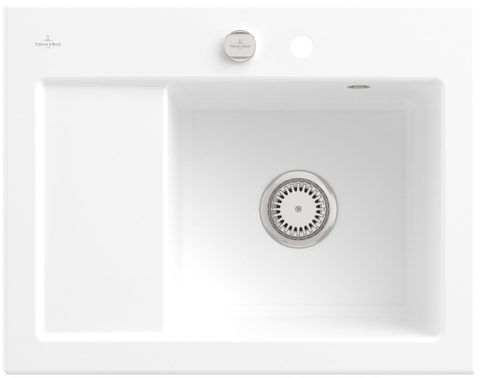 Villeroy & Boch Subway 45 Compact – vestavný dřez, barva Stone White – pohled 6