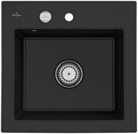 Villeroy & Boch Subway 50 S – vestavný dřez, barva Chromit – pohled 2