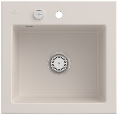 Villeroy & Boch Subway 50 S – vestavný dřez, barva Crema – pohled 3