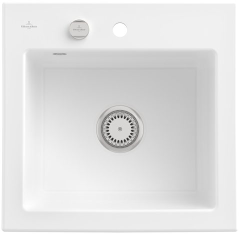 Villeroy & Boch Subway 50 S – vestavný dřez, barva White Alpin – pohled 3