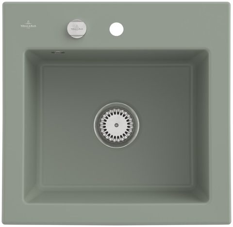 Villeroy & Boch Subway 50 S – vestavný dřez, barva Morning Green – pohled 2