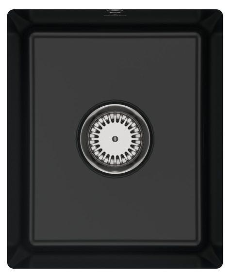 Villeroy & Boch Subway 45 SU – podstavný dřez, barva Pure Black – pohled 1