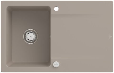 Villeroy & Boch Siluet 45 – vestavný dřez, barva Almond – pohled 3