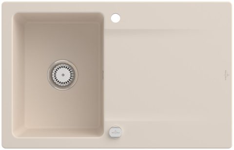 Villeroy & Boch Siluet 45 – vestavný dřez, barva Ivory – pohled 2