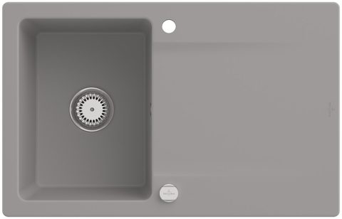 Villeroy & Boch Siluet 45 – vestavný dřez, barva Fossil – pohled 3