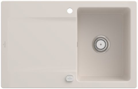 Villeroy & Boch Siluet 45 – vestavný dřez, barva Crema – pohled 4