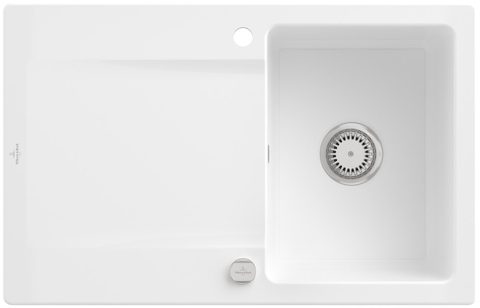 Villeroy & Boch Siluet 45 – vestavný dřez, barva White Alpin – pohled 4