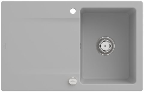 Villeroy & Boch Siluet 45 – vestavný dřez, barva Steam – pohled 4