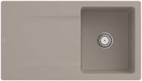 Villeroy & Boch Siluet 50 – vestavný dřez, barva Almond – pohled 1