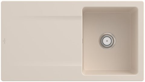 Villeroy & Boch Siluet 50 – vestavný dřez, barva Ivory – pohled 1