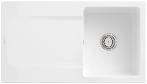 Villeroy & Boch Siluet 50 – vestavný dřez, barva Snow White – pohled 1
