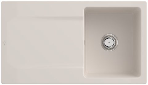Villeroy & Boch Siluet 50 – vestavný dřez, barva Crema – pohled 1