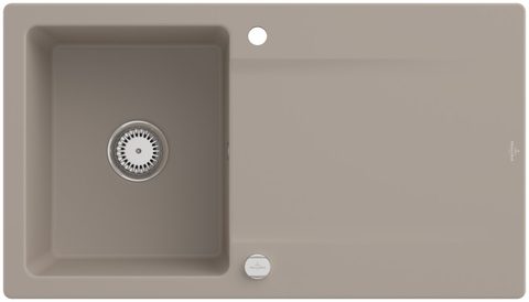 Villeroy & Boch Siluet 50 – vestavný dřez, barva Almond – pohled 3