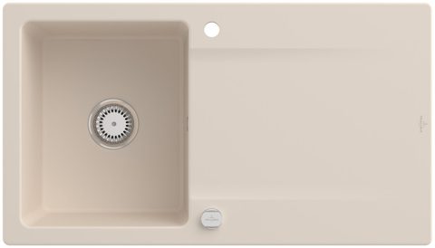 Villeroy & Boch Siluet 50 – vestavný dřez, barva Ivory – pohled 3