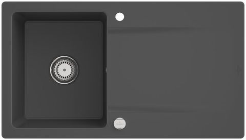 Villeroy & Boch Siluet 50 – vestavný dřez, barva Graphite – pohled 2