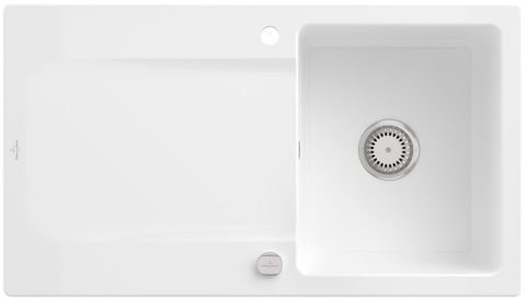 Villeroy & Boch Siluet 50 – vestavný dřez, barva Snow White – pohled 4