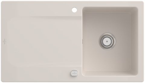 Villeroy & Boch Siluet 50 – vestavný dřez, barva Crema – pohled 4