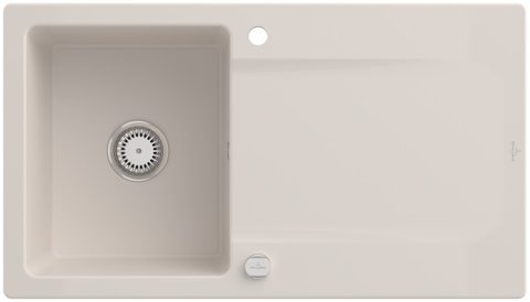 Villeroy & Boch Siluet 50 – vestavný dřez, barva Crema – pohled 3