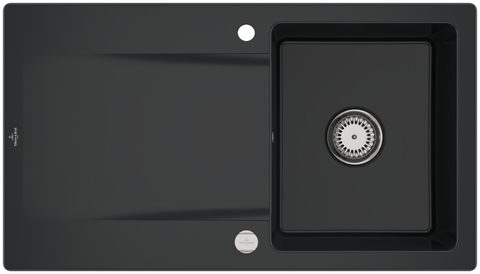 Villeroy & Boch Siluet 50 – vestavný dřez, barva Pure Black – pohled 4